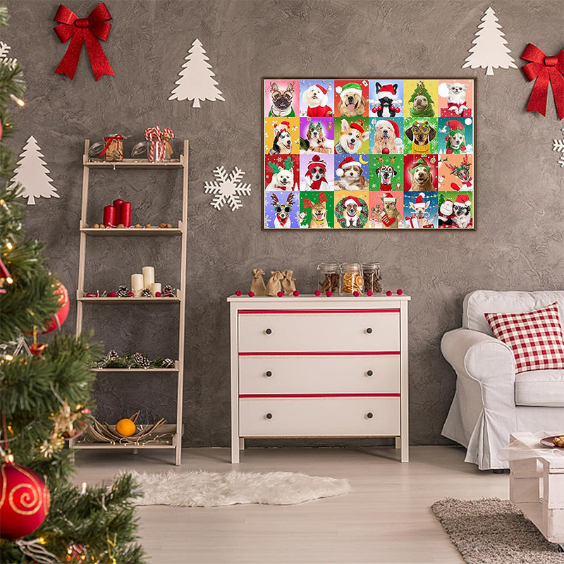 Colverro™ Christmas Jigsaw Puzzle Advent Calendar with Mystery Scenes
