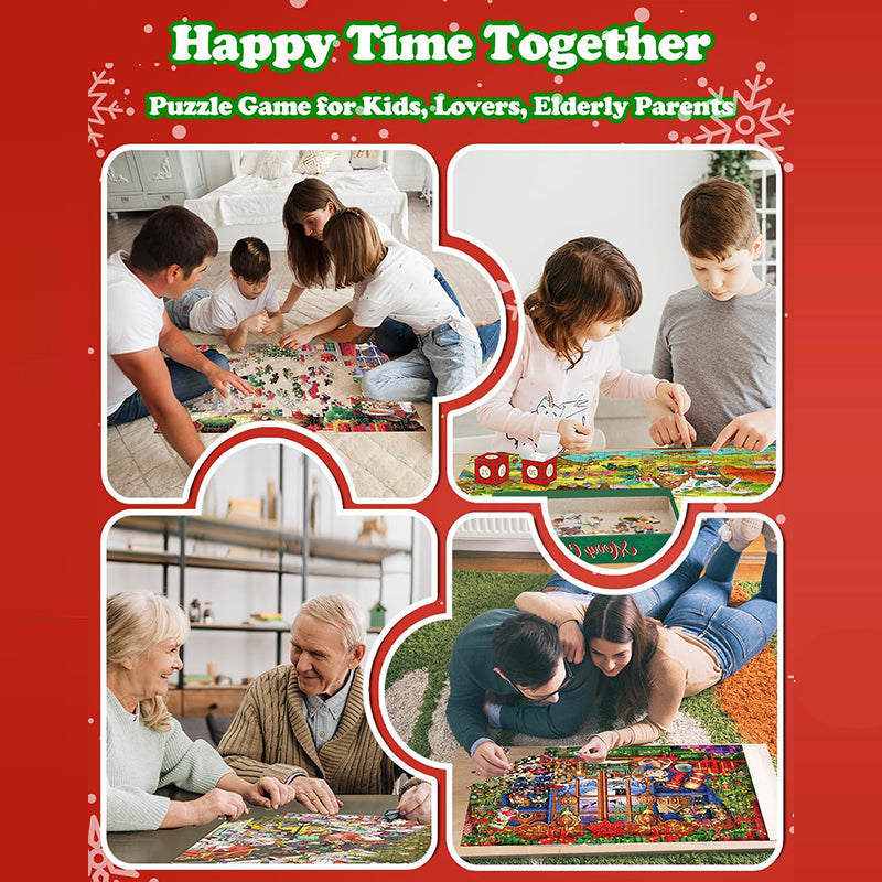 Colverro™ Christmas Jigsaw Puzzle Advent Calendar with Mystery Scenes