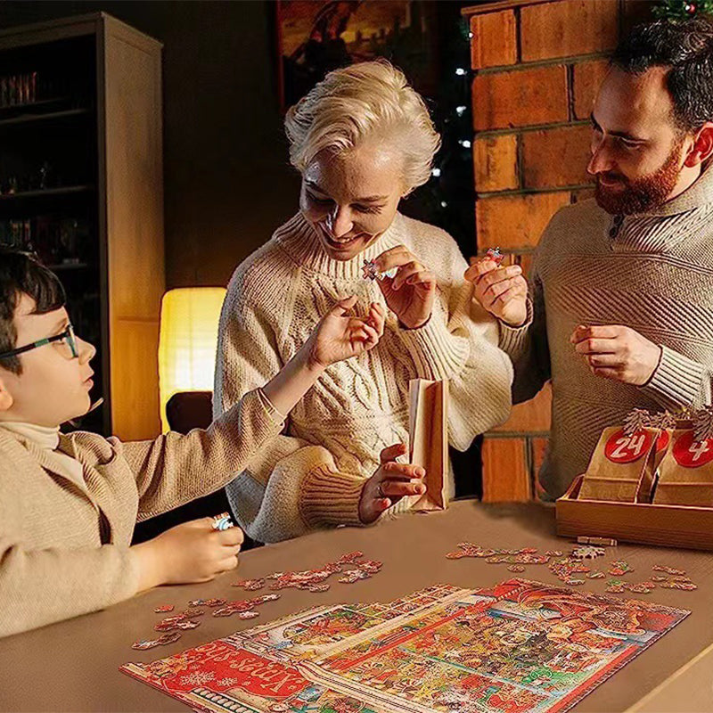 Colverro™ Christmas Jigsaw Puzzle 1000 Pieces with Holiday Designs