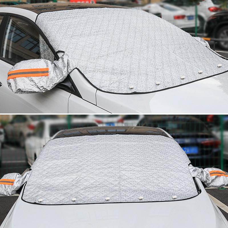 Colverro™ Magnetic Windshield Snow Cover with Side Mirror Covers