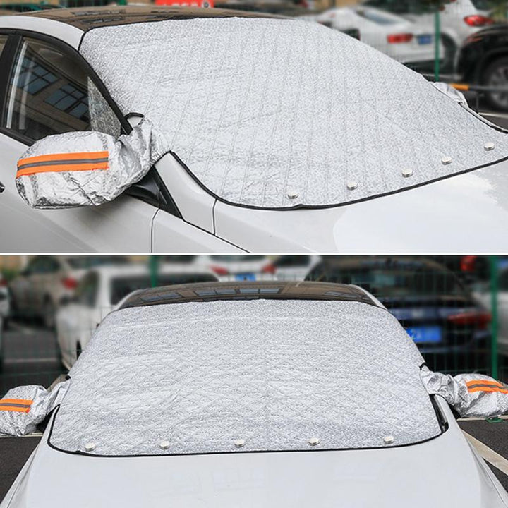 Colverro™ Magnetic Windshield Snow Cover with Side Mirror Covers