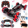 Colverro™ Hand Gesture RC Stunt Car with 4WD, 360° Spins and LED Lights