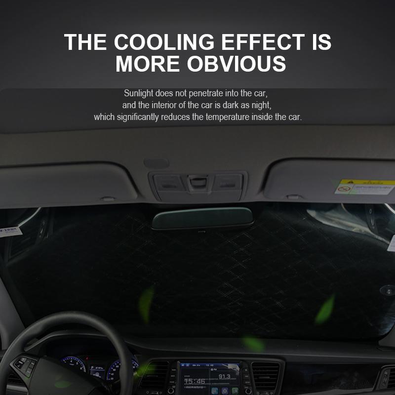 Colverro™ Magnetic Windshield Snow Cover with Side Mirror Covers