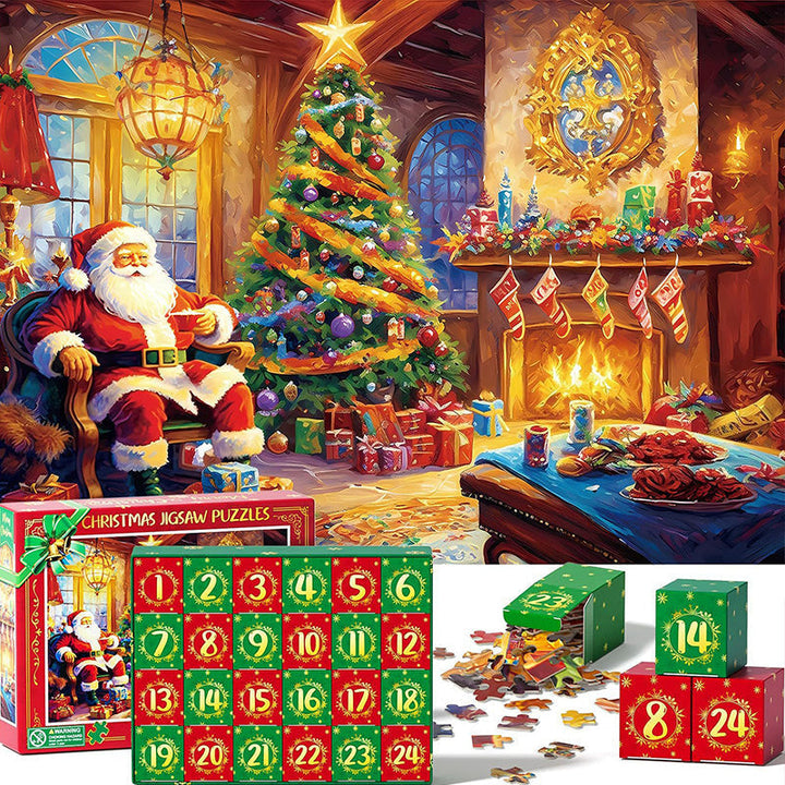 Colverro™ Christmas Jigsaw Puzzle 1000 Pieces with Holiday Designs