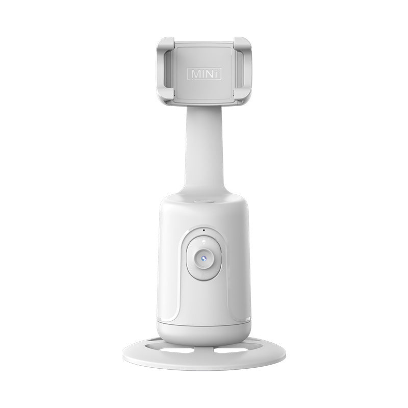 Face-tracking phone holder on desk