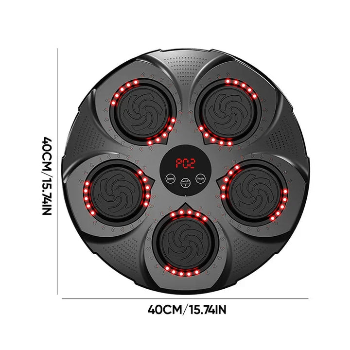 Colverro™ Wall-Mounted Music Boxing Machine with Bluetooth and Lights