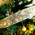 Colverro™ Double-Layer Christmas Ribbon with 50 Built-In LED Lights