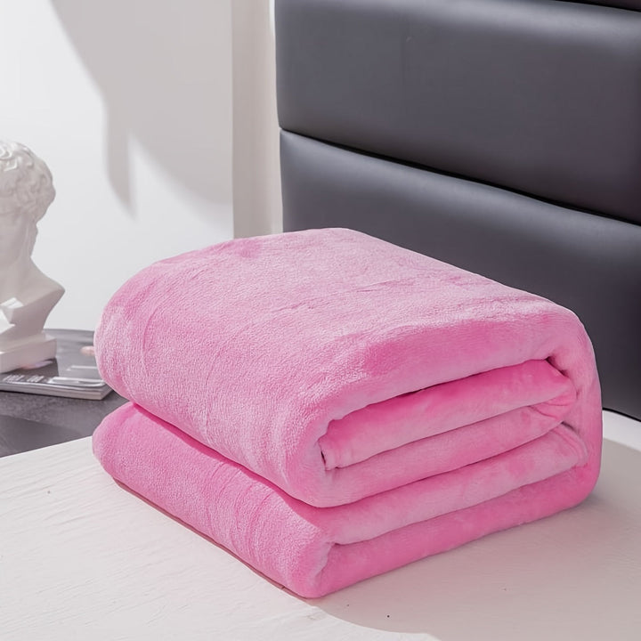 Colverro™ Soft Flannel Throw Blanket for Couch, Bed and Camping