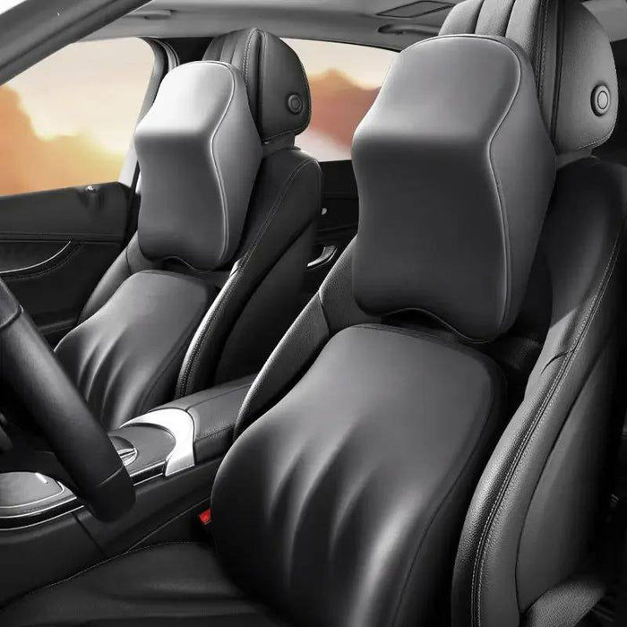 Colverro™ Memory Foam Car Lumbar Pillow with Adjustable Height Support