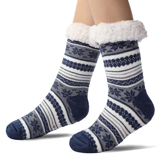 Colverro™ Ultra-Thick Snowflake Slipper Socks with Silicone Grip Soles