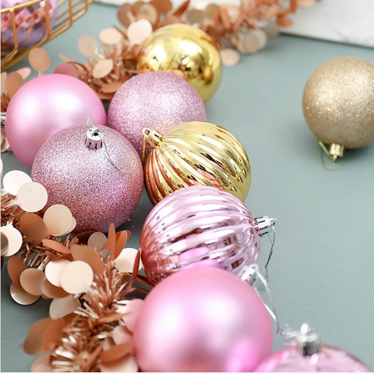 Colverro™ Set of 34 Christmas Ball Ornaments 4 cm in Rich Colors