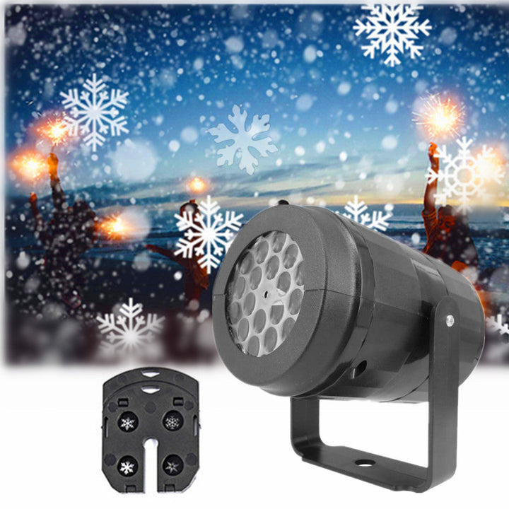 Colverro™ Christmas Snowflake Projector with 16 Festive Patterns