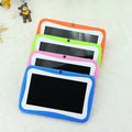 Pink kids tablet in silicone case