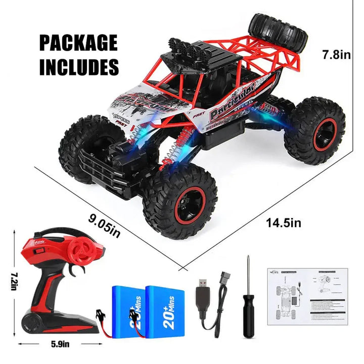 Colverro™ 1:12 4WD Remote Control Monster Truck for Off-Road Racing