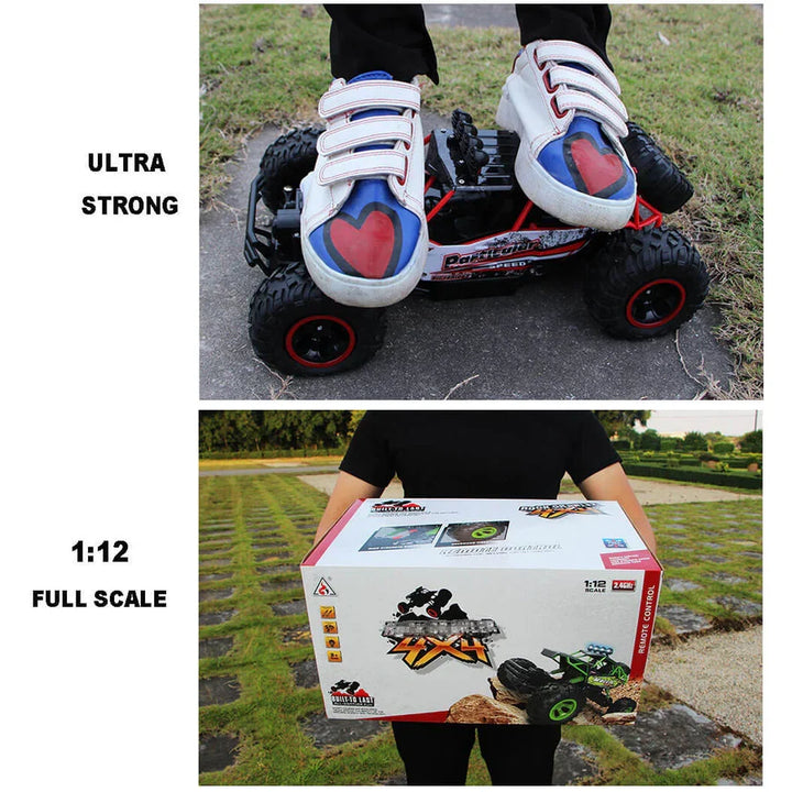 Colverro™ 1:12 4WD Remote Control Monster Truck for Off-Road Racing