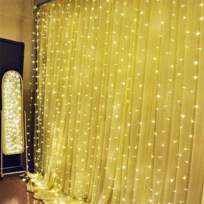 Colverro™ LED Fairy Light Curtain with Remote and Multiple Light Modes