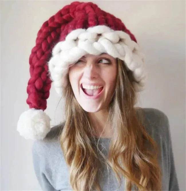 Colverro™ Festive Plush Christmas Hat with Pompom for the Whole Family