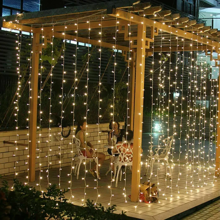 Colverro™ LED Fairy Light Curtain with Remote and Multiple Light Modes
