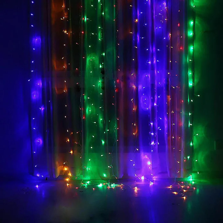 Colverro™ LED Fairy Light Curtain with Remote and Multiple Light Modes