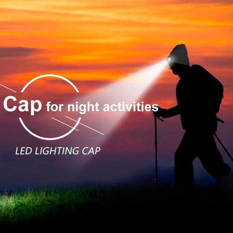 Colverro™ LED Headlamp Beanie – Knit Hat with Hands-Free Light
