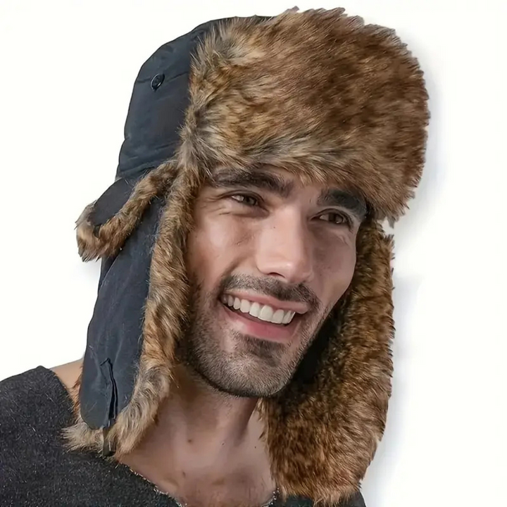 Colverro™ Faux Fur Aviator Hat with Earflaps for Bitter Cold Days