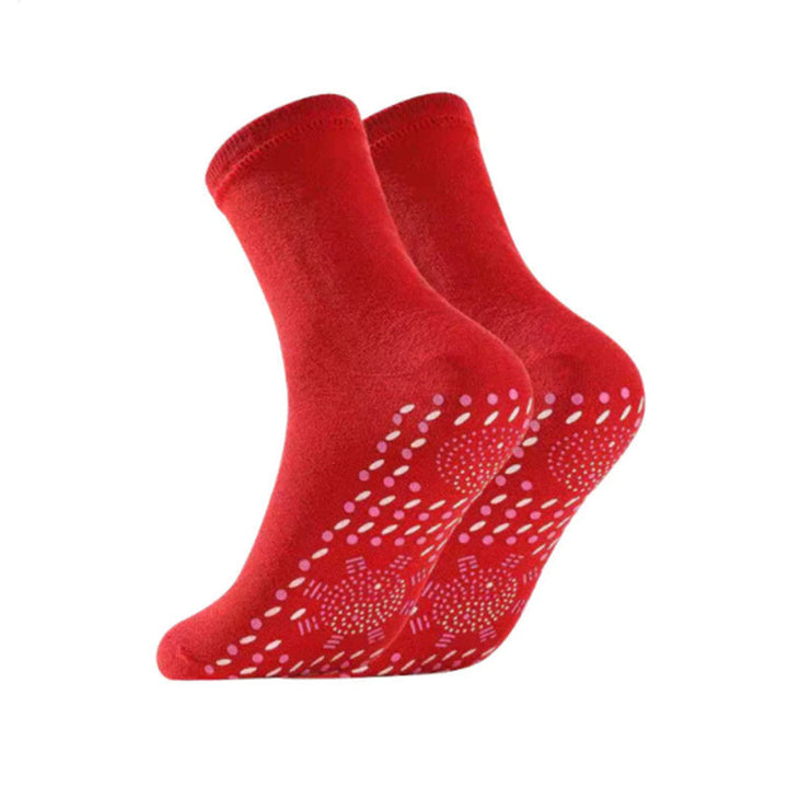 Colverro™ Self-Warming Tourmaline Socks with Massage Texture, 2 Pairs