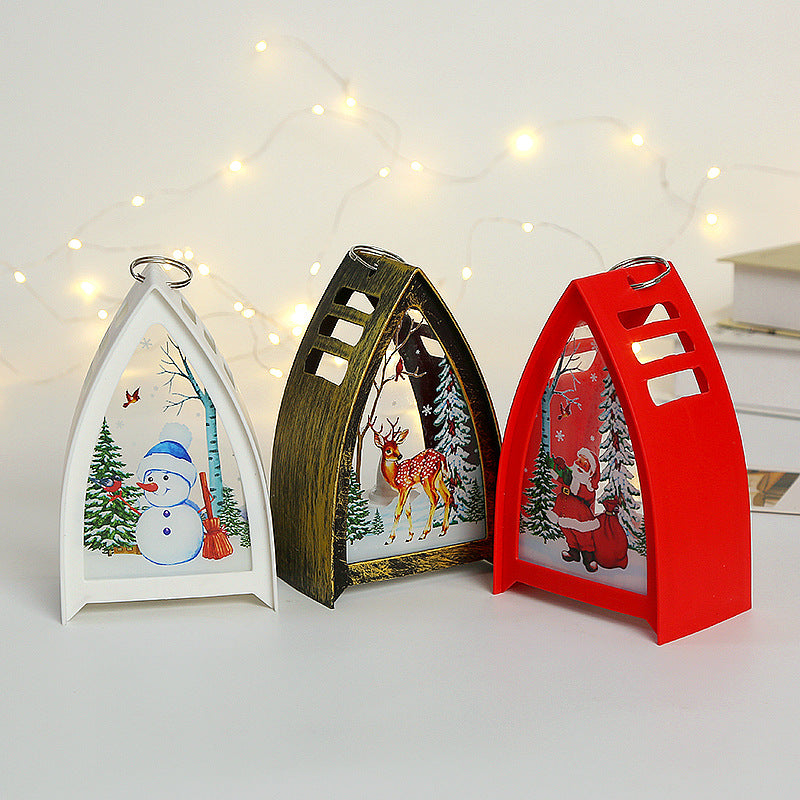 Colverro™ Hand-Painted LED Christmas Figures – Santa, Snowman and Reindeer