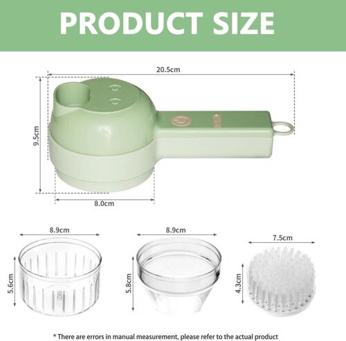 Colverro™ 4-in-1 Electric Food Cutter to Chop, Slice, Shred and Grate