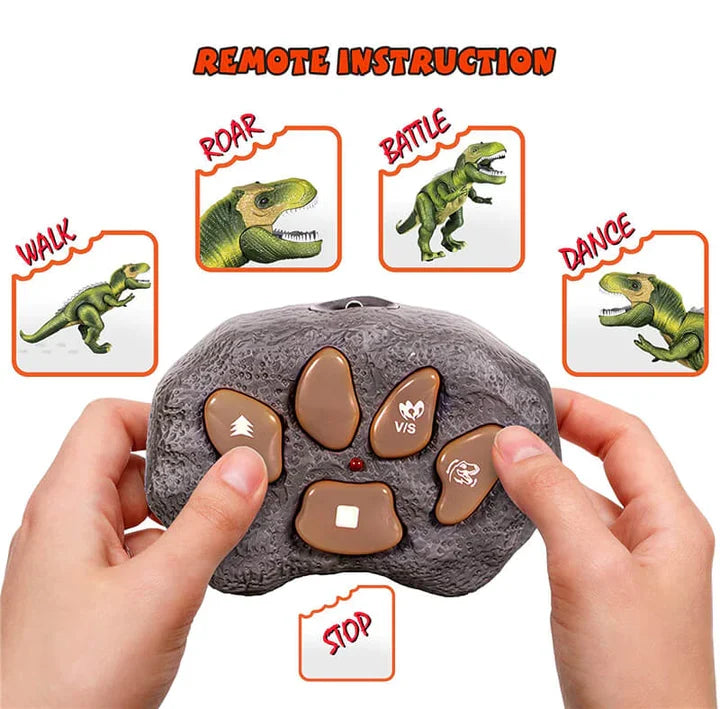 Colverro™ Remote Control T-Rex Dinosaur That Walks, Roars and Lights Up