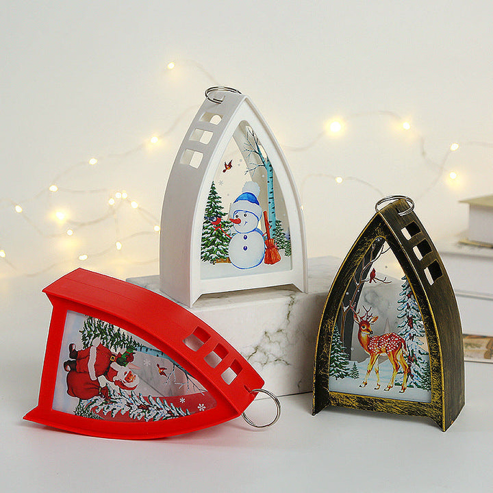 Colverro™ Hand-Painted LED Christmas Figures – Santa, Snowman and Reindeer