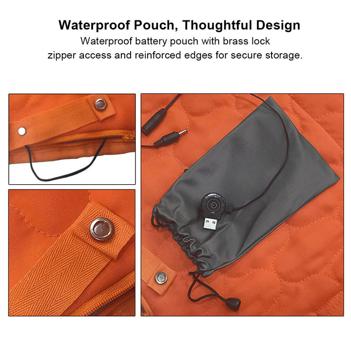 Colverro™ 5-Zone USB Heated Pad with 30-Second Warm-Up