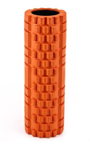 Textured EVA foam roller for massage