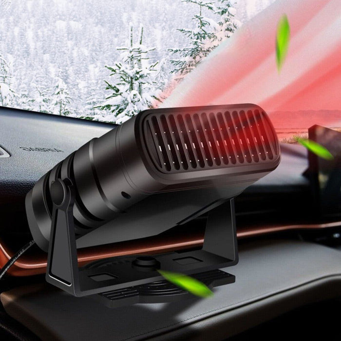 Colverro™ 12V Car Heater and Cooling Fan with 360° Rotating Base
