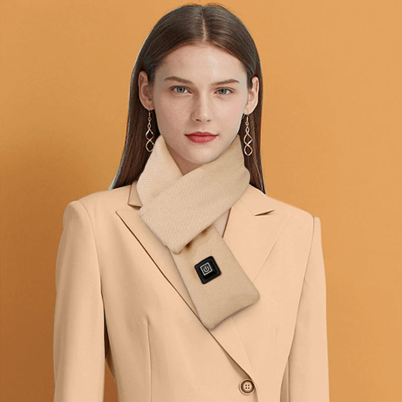 Colverro™ Heated Scarf with 3 Heat Settings and USB Power