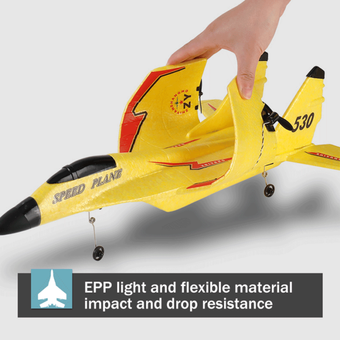 Colverro™ Fighter Jet RC Plane in EPP Foam with LED Lights