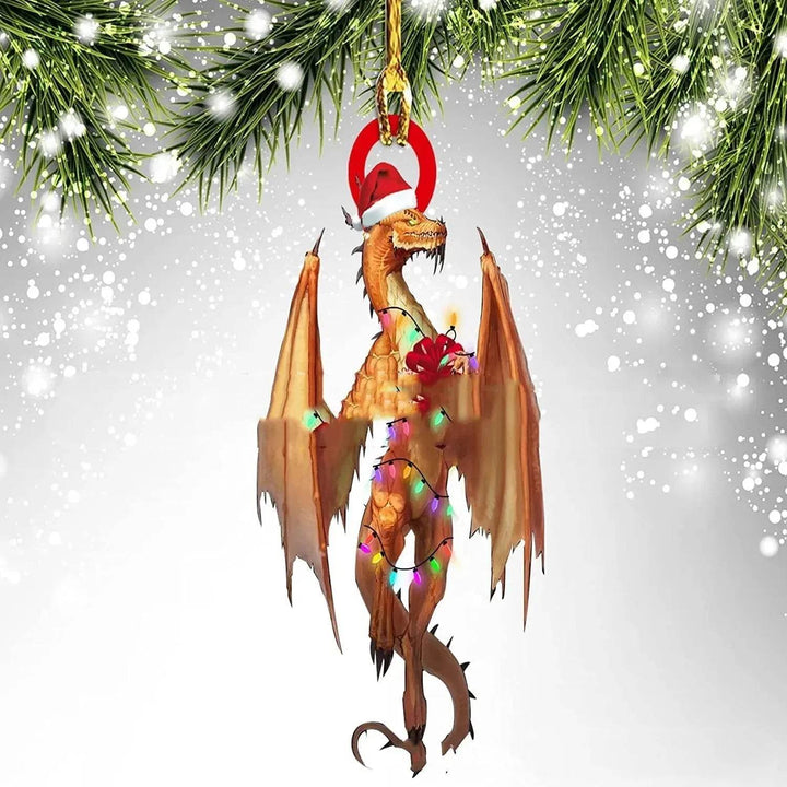 Colverro™ Acrylic Dinosaur Dragon Egg Christmas Ornament – 3 Inch