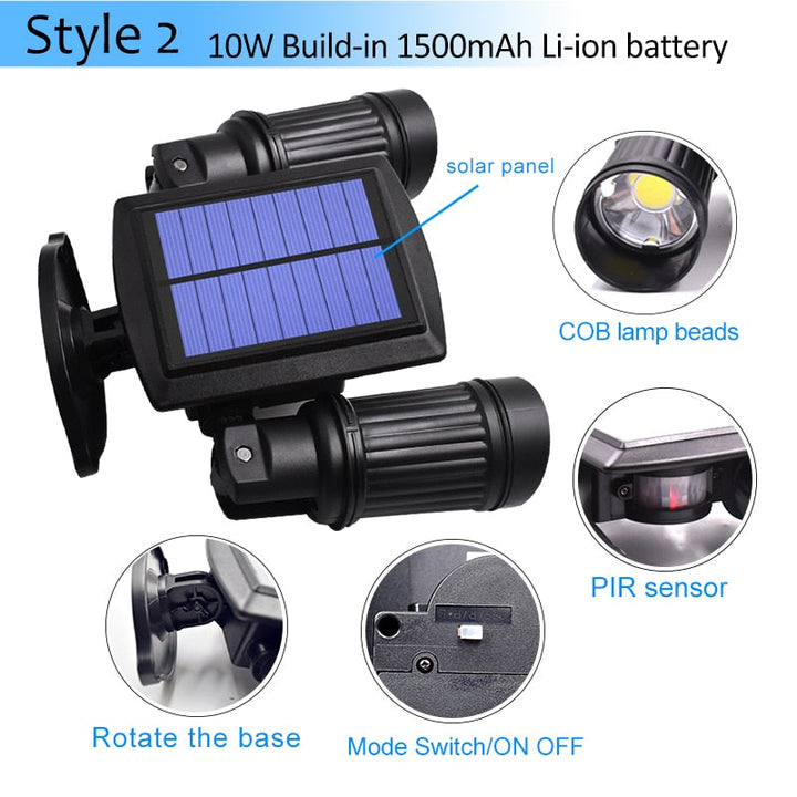 Colverro™ Solar Motion Sensor Security Light with 14 Super Bright LEDs