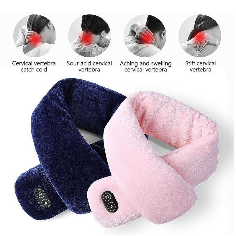Colverro™ Heated Neck Scarf with Vibration Massage and USB Power