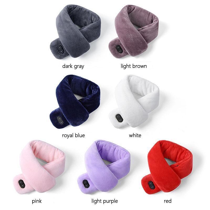 Colverro™ Heated Neck Scarf with Vibration Massage and USB Power