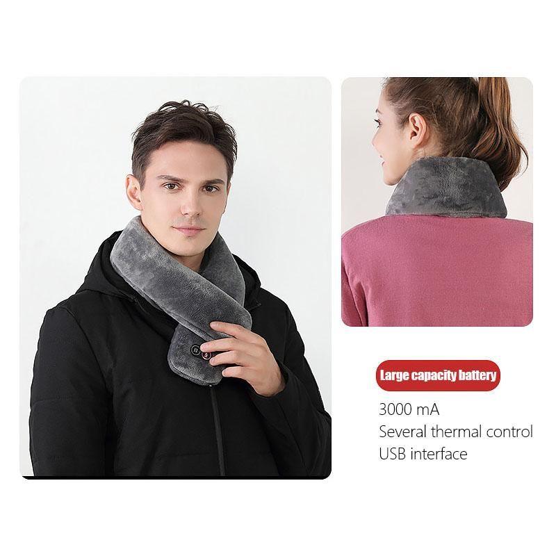 Colverro™ Heated Neck Scarf with Vibration Massage and USB Power