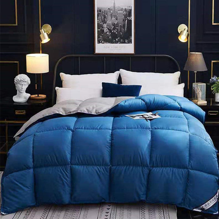 Colverro Box-Quilted Winter Comforter with Two-Tone Finish