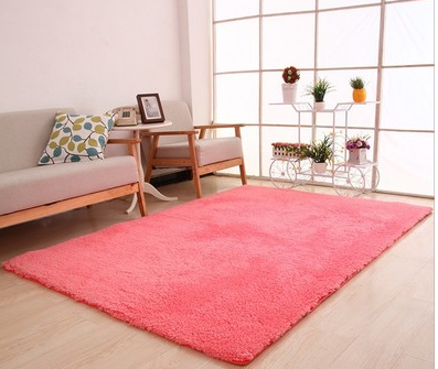 Colverro Fluffy Shag Area Rug with Anti-Slip Backing