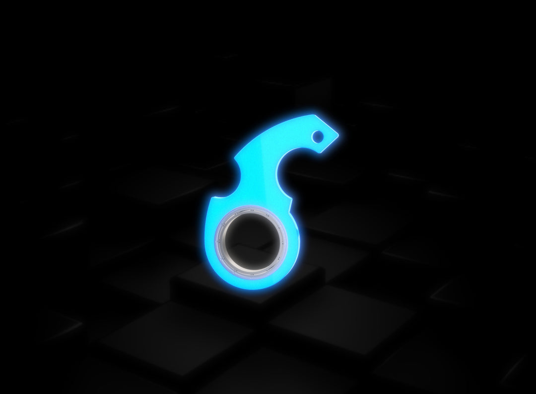 Fidget spinner keychain with bottle opener