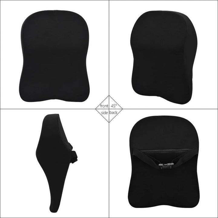 Colverro™ Memory Foam Car Lumbar Pillow with Adjustable Height Support