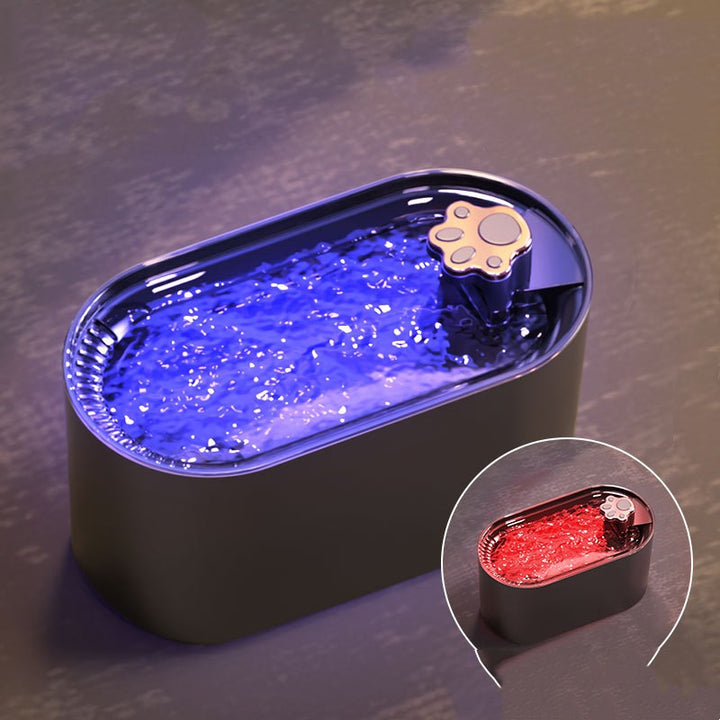 3L pet water fountain with LED light