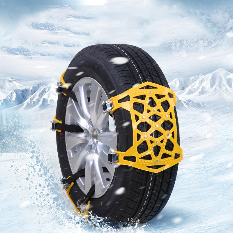 Colverro™ Steel Snow Chains with X-Spikes for Traction on Ice and Snow