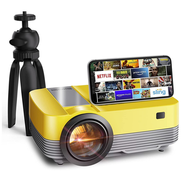 Colverro™ Mini HD Projector with Tripod and Built-In Speakers