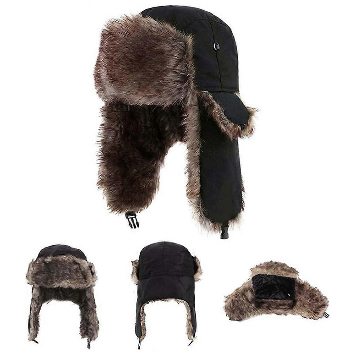 Colverro™ Faux Fur Aviator Hat with Earflaps for Bitter Cold Days