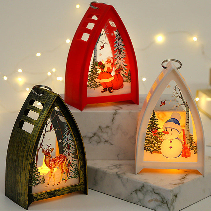 Colverro™ Hand-Painted LED Christmas Figures – Santa, Snowman and Reindeer