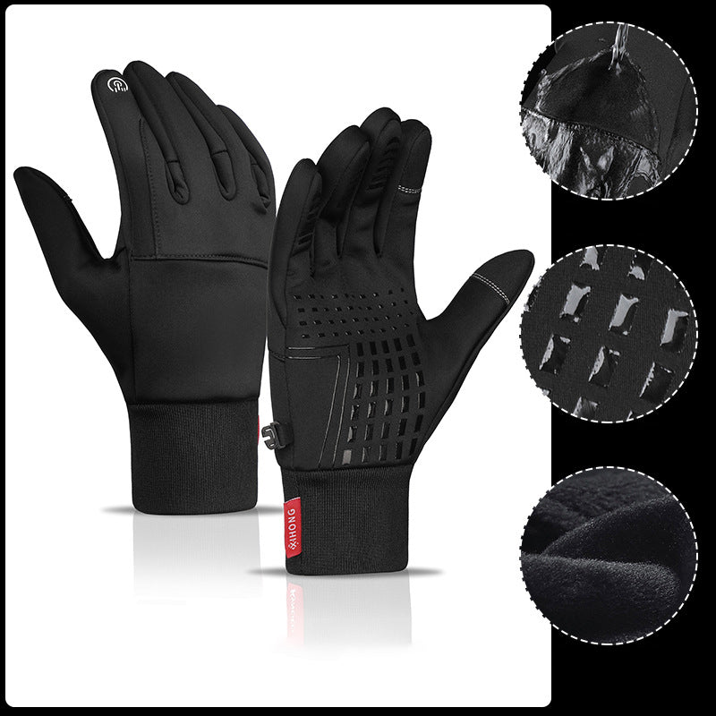 Colverro™ Water-Repellent Fleece-Lined Winter Gloves with Touchscreen